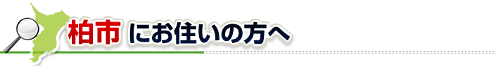 ハチ駆除ネットから柏市にお住まいの方へ