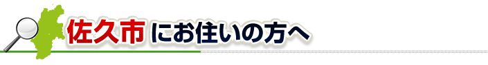 ハチ駆除ネットから佐久市にお住まいの方へ